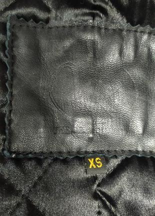 Кожаная куртка-жилетка 2в1, размер xs7 фото