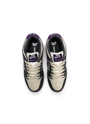 Женские кроссовки nike sb dunk low x otomo katsuhiro grey purple7 фото