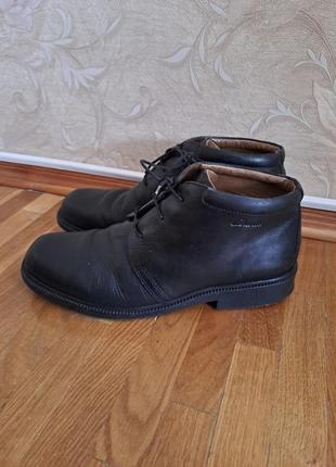 Фирменные мужские ботинки туфли clarks натуральная кожа4 фото