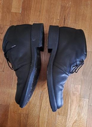 Фирменные мужские ботинки туфли clarks натуральная кожа10 фото