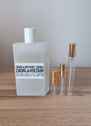 Розпив оригінал! zadig and voltaire this is her esu de parfum.