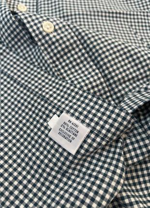 Polo ralph lauren oxford shirt оксфордская рубашка в клетку4 фото