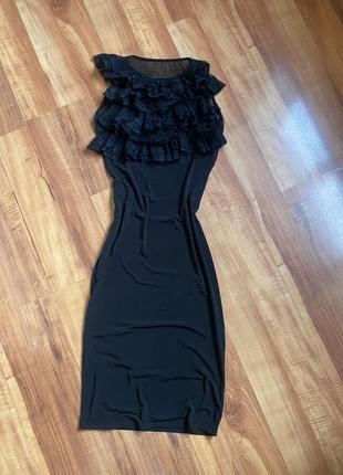 Платье с открытой спиной