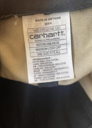 Бейсболка carhartt wip оригінал7 фото