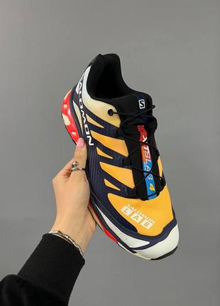 Кросівки salomon xt-4 og fiery red yellow2 фото