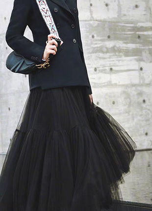 Фатиновая юбка в стиле dior юбка-пачка юбка из тюли