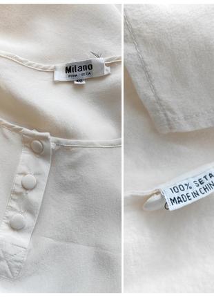 Блуза из натурального шелка milano3 фото