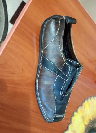 Туфли-кроссовки кожаные фирмы emilio
