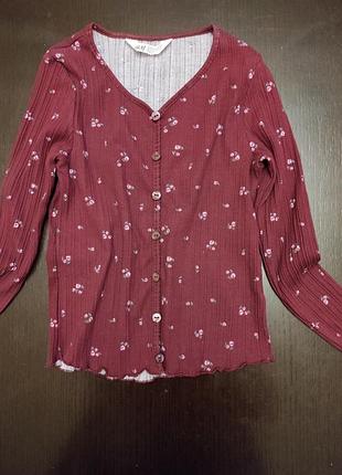 Блузка h&m на девочку 11-12 лет 3