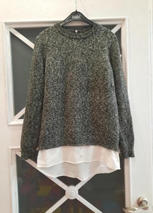 Комбинированный свитер atmosphere