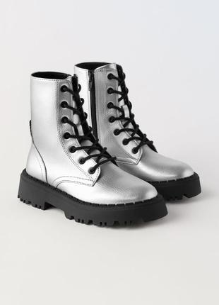 Новые ботинки zara 37 размер 24 см