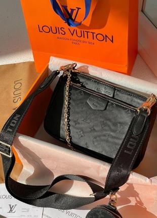 Женская сумка louis vuitton pochete multi black