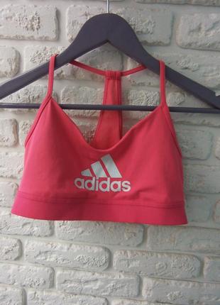 Топ, бра adidas all me badge of sport bra в р.s.7 фото