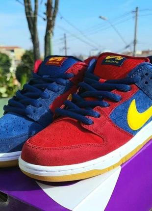 Носки + кроссовки nike dunk low sb barcelona4 фото