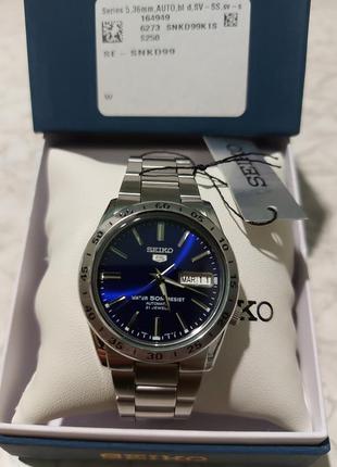 Brand new seiko series 5 automatic blue dial men's watchitem no. snkd99k1s8 фото