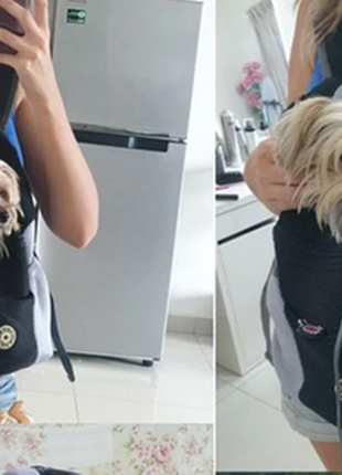 Сумка-переноска, рюкзак для собаки або котика7 фото