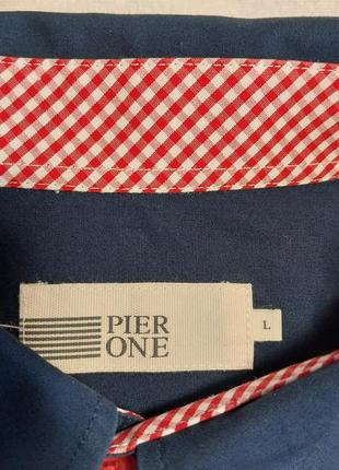 Качественная стильная брендовая рубашка pier one3 фото