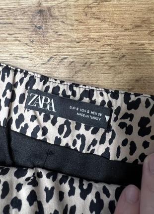 Юбка zara леопард 4