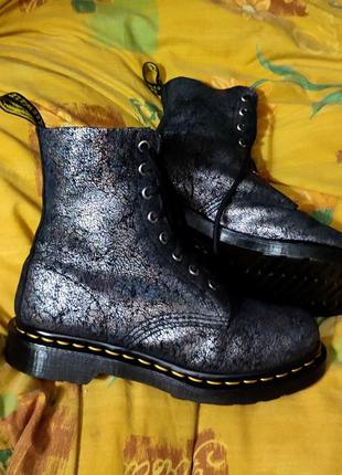 ‼️ черевики dr.martens pascal 1460 iridescent crackle supreme balenciaga ecco gucci 37р 38р оригінал