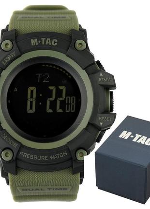 Тактические часы с компасом ,19 функций m-tac "adventure tactical" (50005001) olive