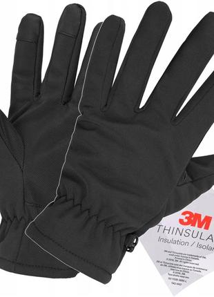 Тактичні рукавички повсякденні зимові із сенсором mil-tec від sturm "3m thinsulate" (12521302) розмір m