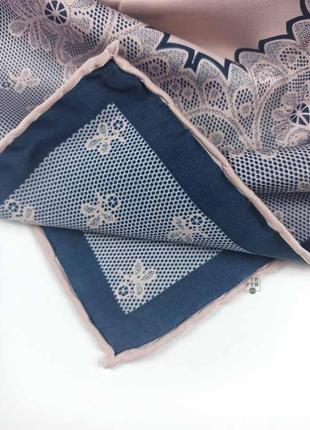 Шелковый платок шелк нежный атлас ручной роуль новый качественный5 фото