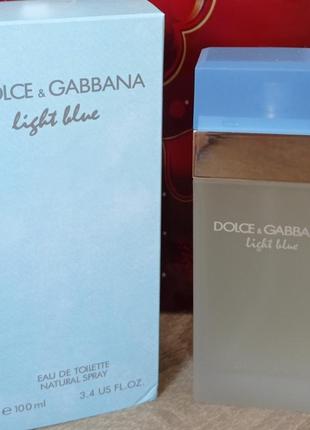 Туалетна вода dolce gabbana light blue лайт блу 100 мл1 фото