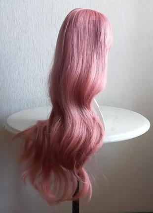 Рожева матова перука 🩷 всі варіанти в профілі5 фото