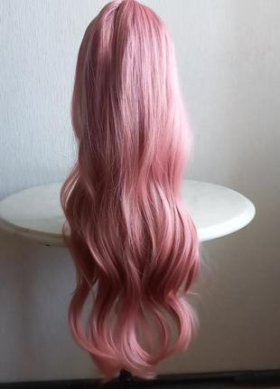 Рожева матова перука 🩷 всі варіанти в профілі4 фото