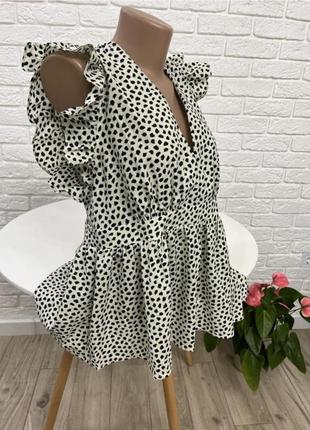 Шикарнейшая блузка блуза р 50 бренд "boohoo7 фото