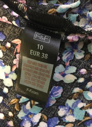 Цветочная расклешенная юбка f&f uk103 фото