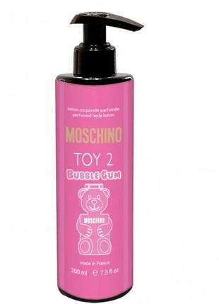 Парфюмированный лосьон для тела moschino toy 2 bubble gum brand collection 200 мл