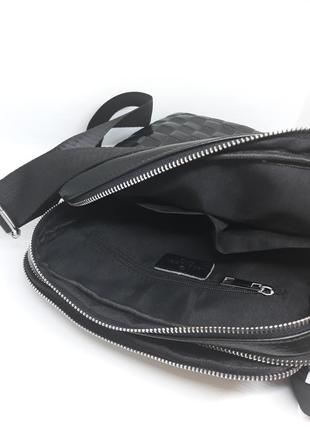 Чоловіча шкіряна сумка чоловіча брендова сумка6 фото