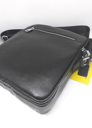Чоловіча шкіряна сумка чоловіча брендова сумка8 фото