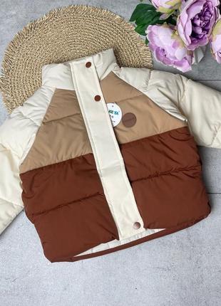 Детская демисезонная куртка весенняя в двух цветах для девочек и мальчиков3 фото