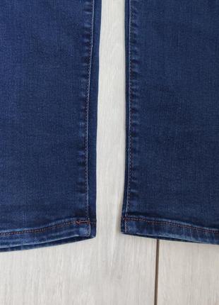 Синие стрейчевые джинсы слим w29 l322 фото