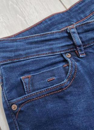 Синие стрейчевые джинсы слим w29 l325 фото