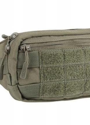 Тактична сумка на пояс,3 кишені з системою molle mil-tec від sturm "fanny pack" (13512501 olive