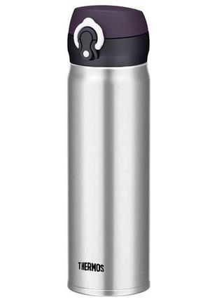 Термобутылка для велосипедистов 750 мл thermos "jnl 752 one push tumbler" (130060) нержавеющая сталь