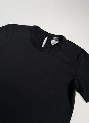 Chanel uniform футболки с твидовым воротником❣️10 фото