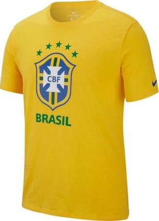 Футболка nike fff squad tee brasil 908367-749