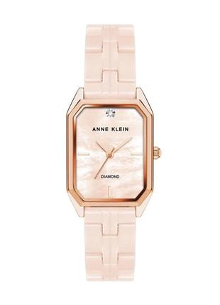 Женские часы anne klein ak/4034rglp. женские часы керамика розовая1 фото