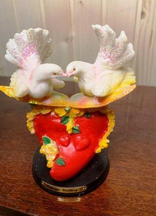 Статуетка закохані голуби, символ кохання3 фото
