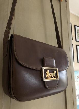 Сумка винтаж кожа в виде celine