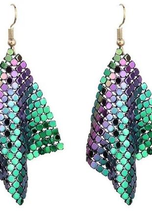 Сережки пензля градієнт ошатні