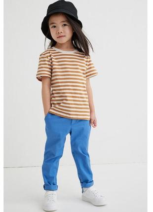 2-3/3-4/4-5/8-9/9-10 лет h&amp;m фирменные узкие брюки брюки чинос из хлопкового твила мальчишку