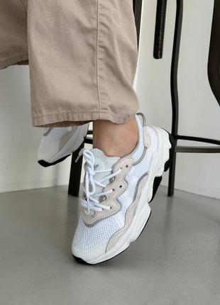 Стильні кросівки adidas ozweego white beige білі унісекс 36-45 р3 фото
