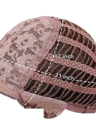 Парик длинный волнистый темный шоколад, термоволокно