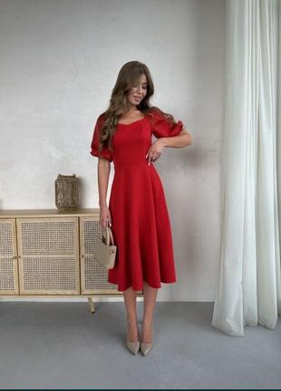 Красное платье, xl
