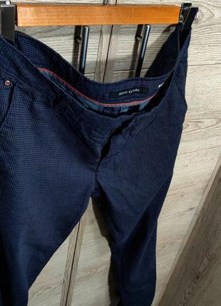 Мужские стильные зауженные брюки marc o polo в серо-синем цвете  размер 34/342 фото